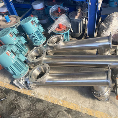 Cement Mortar Conveying Machine Stainless Steel Tube Inclined Screw Conveyor