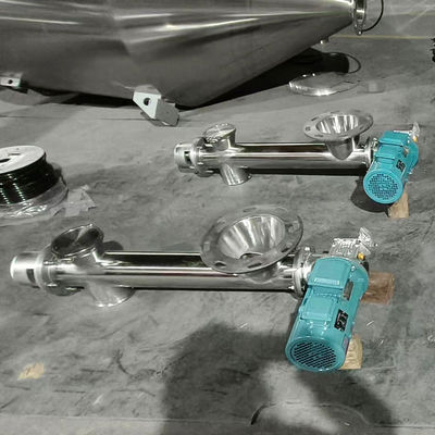 Cement Mortar Conveying Machine Stainless Steel Tube Inclined Screw Conveyor