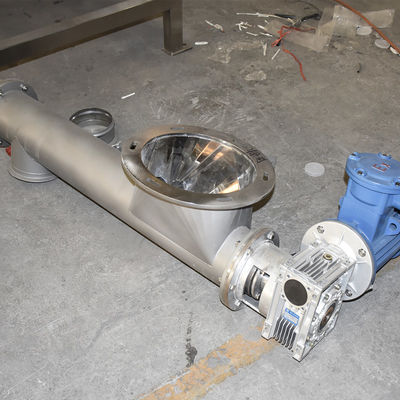 Cement Mortar Conveying Machine Stainless Steel Tube Inclined Screw Conveyor