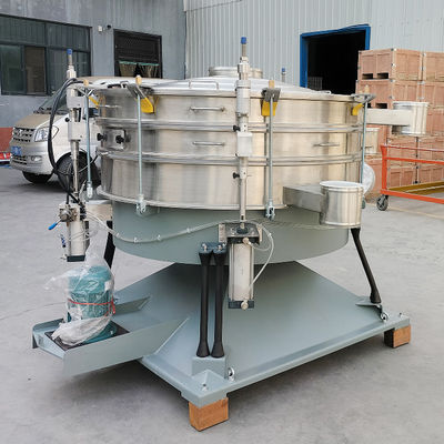 Food-grade stainless steel tumbler screening machine for accurate and layered material separation