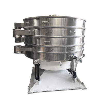Tumbler Screening Machine stainless steel vibrating sieve with spiral material spread and gentle swinging motion for grain separation