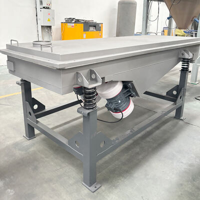 Linear Vibrating Screen offering stable and operation with simple compact design for dry material screening applications