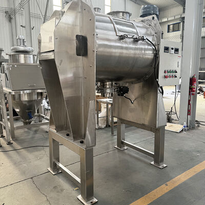 Stainless Steel Plow Mixer with PLC Control System and High Speed Plough Knife Rotation for Uniform Mixing